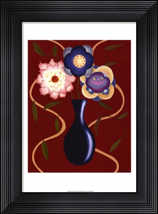 Framed Loft Flowers IV Print