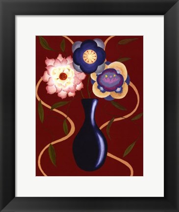 Framed Loft Flowers IV Print