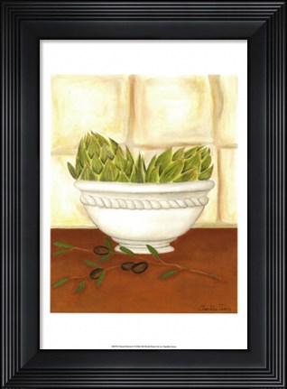 Framed Tuscan Harvest I Print