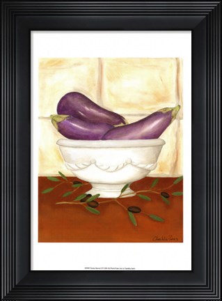 Framed Tuscan Harvest II Print