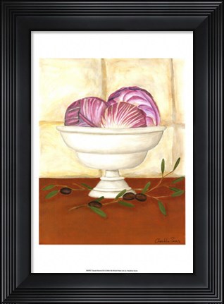 Framed Tuscan Harvest III Print