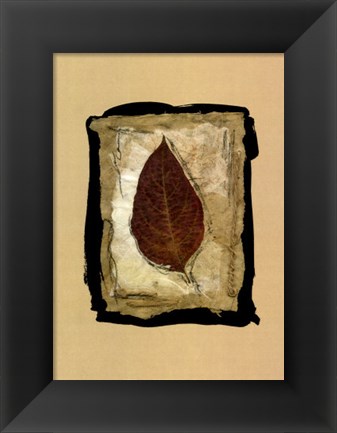 Framed Kyoto Leaves III Print