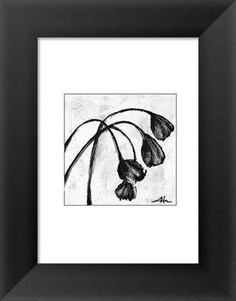 Framed Mini Swooning Tulips I (NA) Print