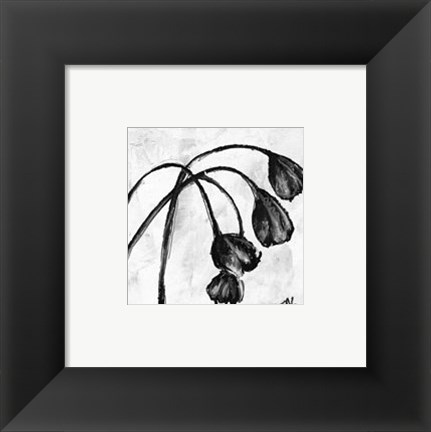 Framed Mini Swooning Tulips I (NA) Print