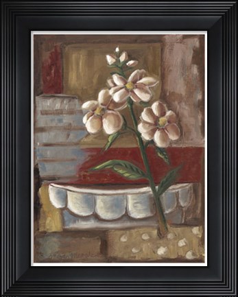 Framed Le Fleur de Classique (P) I Print