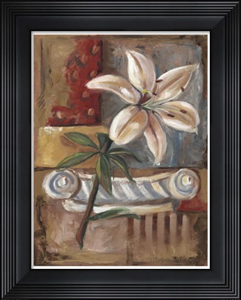 Framed Le Fleur de Classique (P) II Print