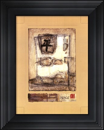 Framed Mini-Chinese-Peace I Print
