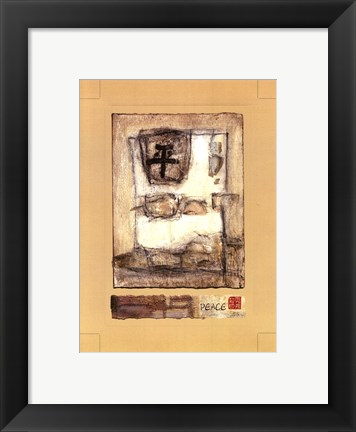 Framed Mini-Chinese-Peace I Print