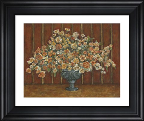 Framed Mille Fleurs I Print