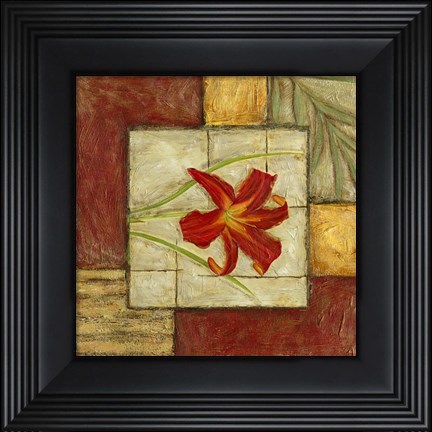 Framed Flower Montage IV Print