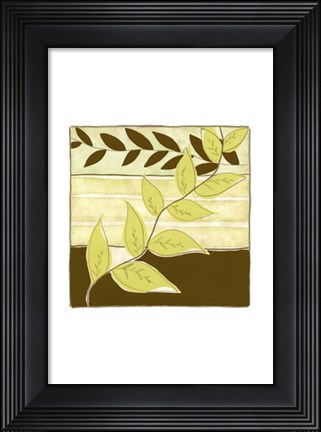 Framed Patchwork Garden I Print