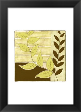 Framed Patchwork Garden II Print