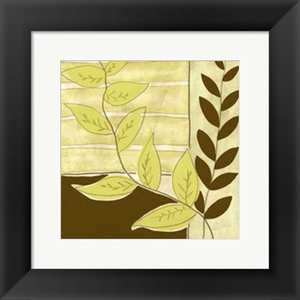 Framed Patchwork Garden II Print