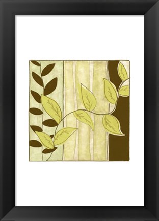 Framed Patchwork Garden III Print