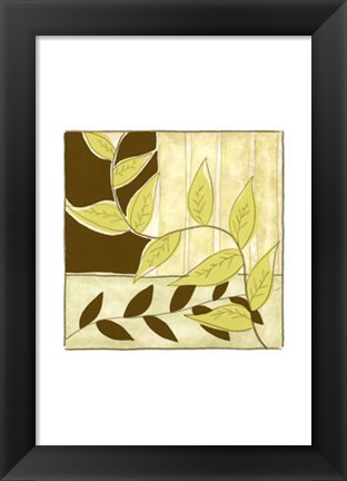 Framed Patchwork Garden IV Print