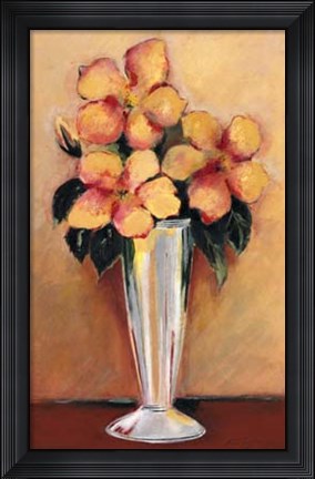 Framed Sarah&#39;s Flowers II Print