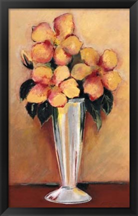 Framed Sarah&#39;s Flowers II Print