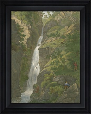 Framed Tranquil Cascade II Print