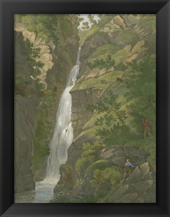 Framed Tranquil Cascade II Print