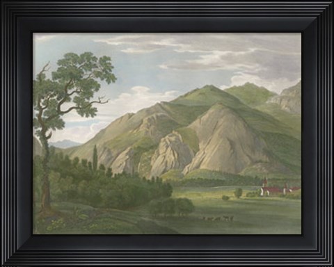 Framed Tranquil Cascade IV Print