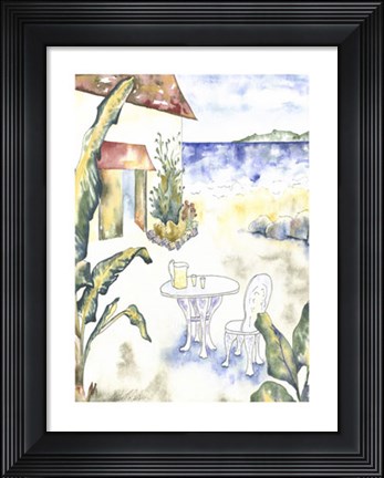 Framed Tropical Holiday II Print