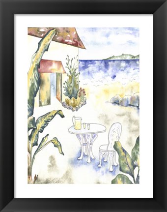 Framed Tropical Holiday II Print