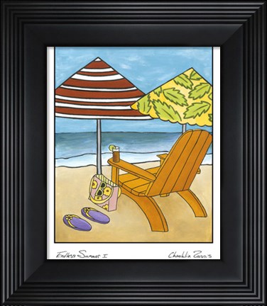 Framed Summer I Print