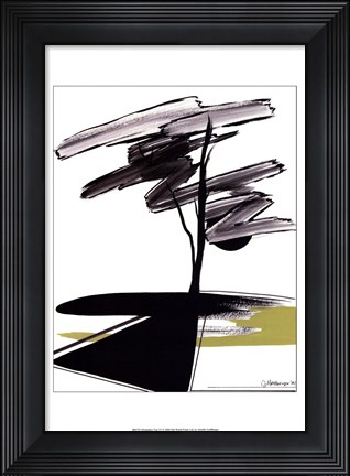 Framed Minimalist Tree IV Print