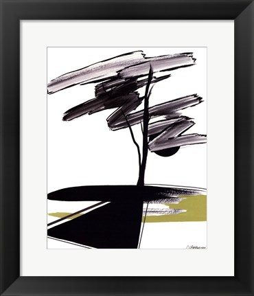 Framed Minimalist Tree IV Print