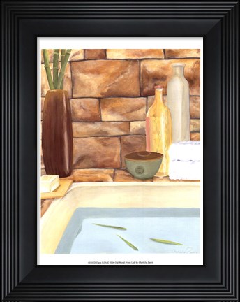 Framed Oasis I (D) Print