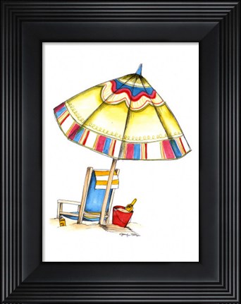 Framed Day at the Beach (CI) II Print