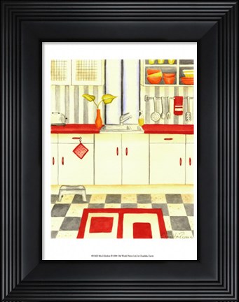 Framed Mod Kitchen Print