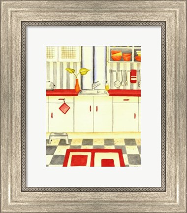Framed Mod Kitchen Print