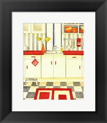Framed Mod Kitchen Print