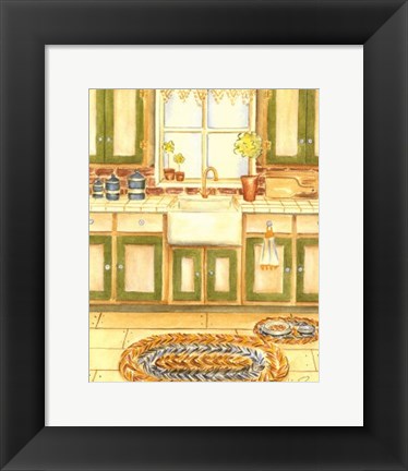 Framed Country Kitchen I Print