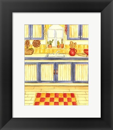 Framed Western Kitchen Print