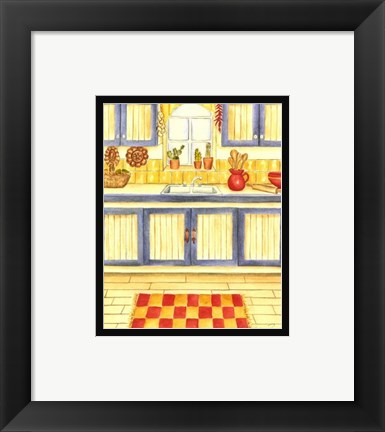 Framed Western Kitchen Print