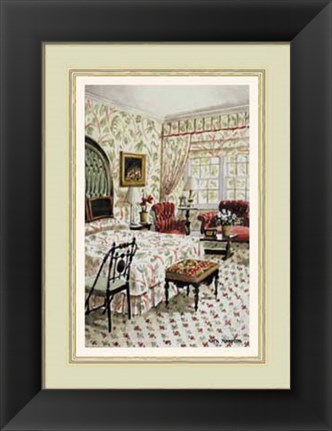 Framed Inviting Country Guestroom Print