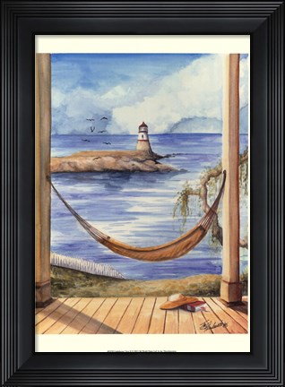 Framed Lighthouse View II Print