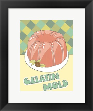 Framed Gelatin Mold Print