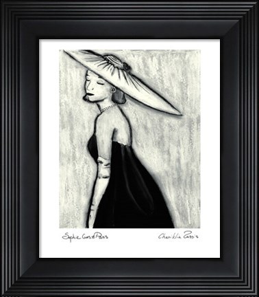 Framed Sophie goes to Paris Print