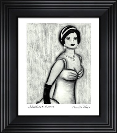 Framed Juliet goes to Monaco Print