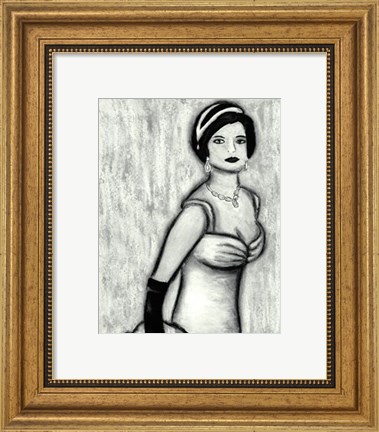 Framed Juliet goes to Monaco Print