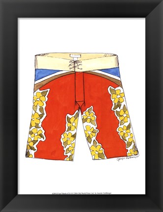 Framed Surf Shorts (CI) II Print