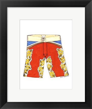 Framed Surf Shorts (CI) II Print