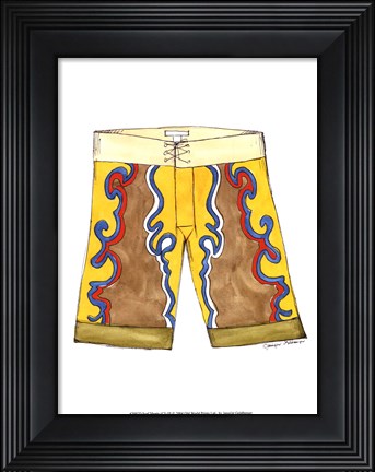 Framed Surf Shorts (CI) III Print