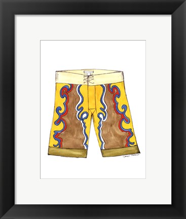 Framed Surf Shorts (CI) III Print