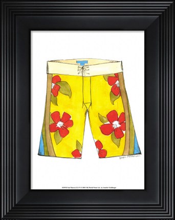 Framed Surf Shorts (CI) IV Print