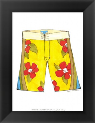 Framed Surf Shorts (CI) IV Print