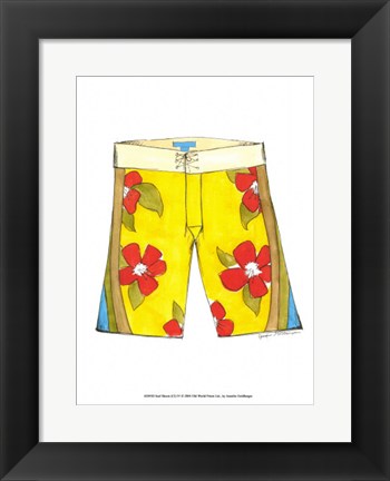 Framed Surf Shorts (CI) IV Print